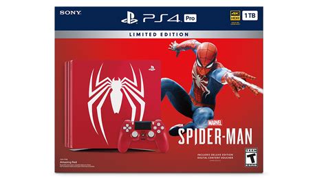 Buy PlayStation 4 Pro 1TB Limited Edition Console - Marvel's Spider-Man ...