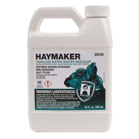 Hercules Haymaker Tankless Water Heater Descaler-35230 - The Home Depot