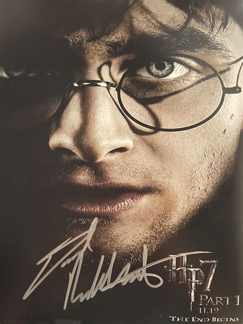 Harry Potter Daniel Radcliffe signed photo | EstateSales.org