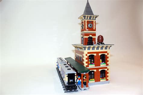 Modular - Train Station | Lego modular, Building, Lego building