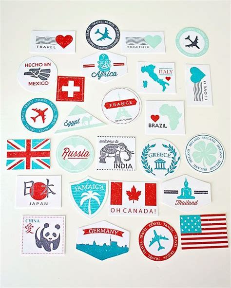 Printable Passport Stamps For Kid - Tedy Printable Activities