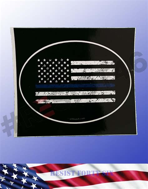 Thin Blue Line – Sticker - We ARE the Resistance!