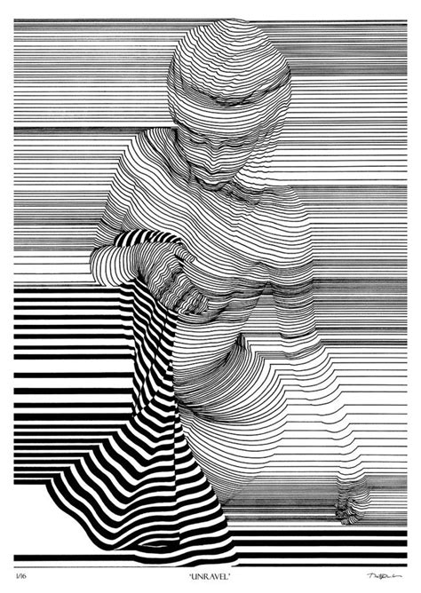 Design Movements - Line Art - 40 Amazing Examples | Line art, Artwork, Art