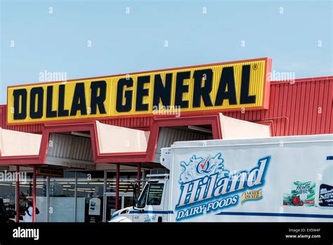 A Hiland delivery truck delivers dairy products to a Dollar General store in Oklahoma City ...