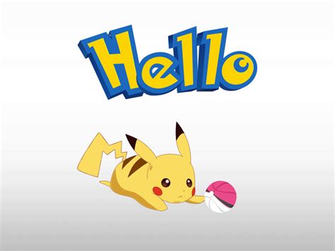 Hello Dribbble! Hello Pokemon! | Pokemon, Pikachu, Hello