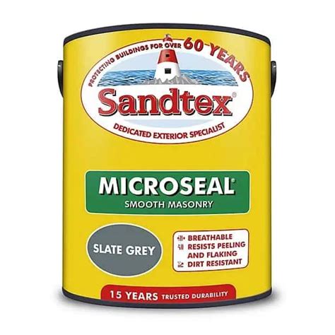 Sandtex Microseal Ultra Smooth Masonry 10Lt Slate Grey | ubicaciondepersonas.cdmx.gob.mx