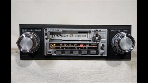 Vintage Car Stereo Repair