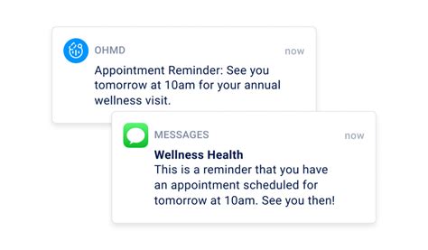 Patient Appointment Reminder Texting - OhMD