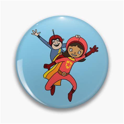 "Wordgirl and Captain Huggy Face Fan Art" Pin for Sale by Ethereal ...