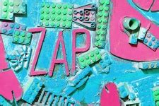 ZAP Lego Graffiti #5 Free Stock Photo - Public Domain Pictures