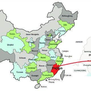 Map of Quanzhou City, Fujian Province, China Source: Chinafolio (n.d.),... | Download Scientific ...