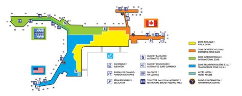 Montreal Trudeau Airport Map