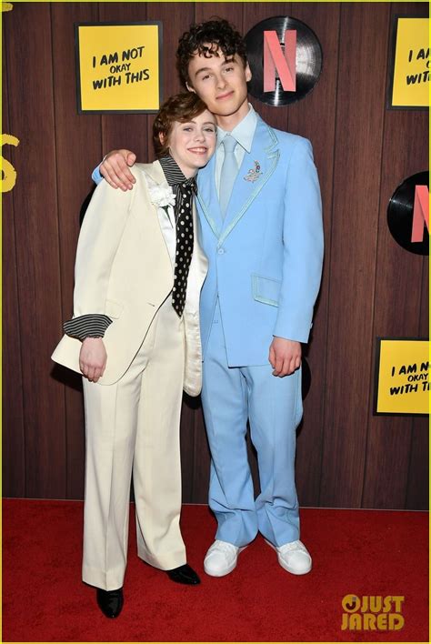 Sophia Lillis & Wyatt Oleff Both Wear Cool Suits For 'I Am Not Okay ...