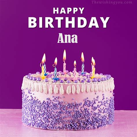 100+ HD Happy Birthday Ana Cake Images And Shayari