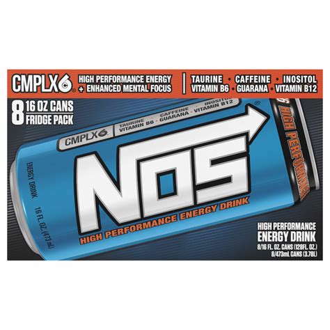 Save on NOS High Performance Energy Drink - 8 pk Order Online Delivery ...