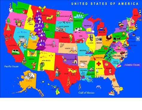 Up to 75% OFF! USA Cartoon Map - strictlyforkidsstore.com