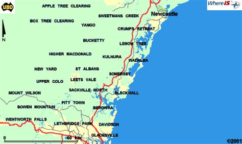 Central Coast Nsw Map - Go-images Web