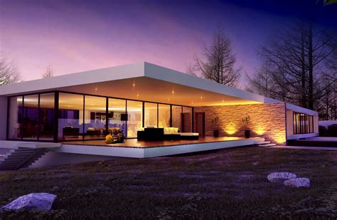 Modern Mansion Wallpaper