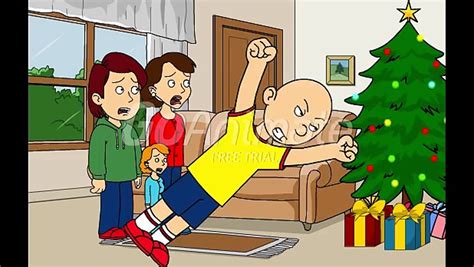 Caillou S Christmas And Gets Grounded - Christmas Decorations