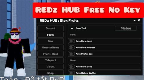 Hack Blox Fruit Update 20 Redz Hub Auto Fam lever, Auto Fam Bones, Auto ...