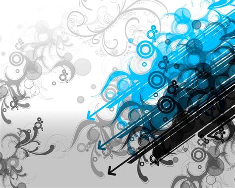 Black and Blue Abstract Presentation Template