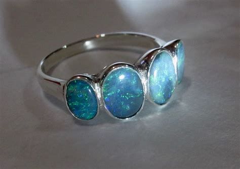 Opal rings Guaranteed 100% all natural Australian opals in the ring.