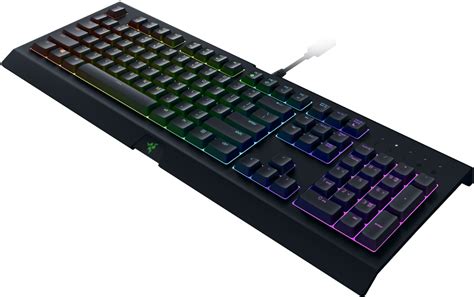 Razer Cynosa Chroma Full Size Wired Membrane Gaming Keyboard with Chroma RGB Backlighting Black ...