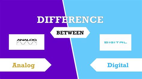 Analog vs Digital | Difference Between Analog and Digital Signal - YouTube