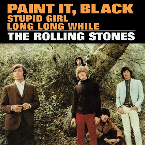 Rolling Stones Paint It Black Album Cover