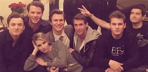 ‘Billionaire Boys Club’ Cast Poses For One Last Photo After Wrapping Filming | Ansel Elgort ...