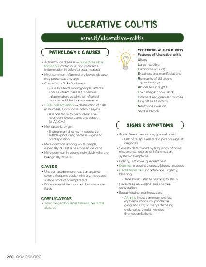 Ulcerative colitis | Osmosis