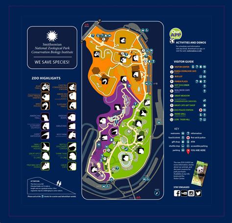 Zoo Map in 2023 | Zoo map, Zoo, Smithsonian