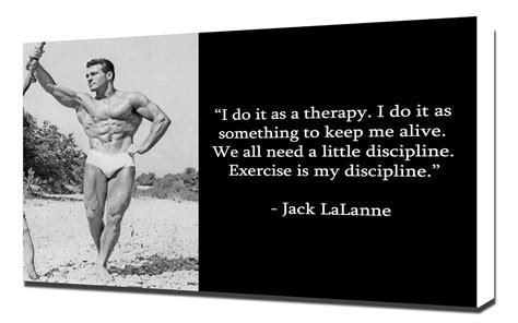 Amazon.com: Jack LaLanne Quotes - Framed Canvas Art Print: Posters & Prints