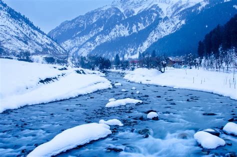 Drone visual shows beauty of picturesque snow-covered Gulmarg