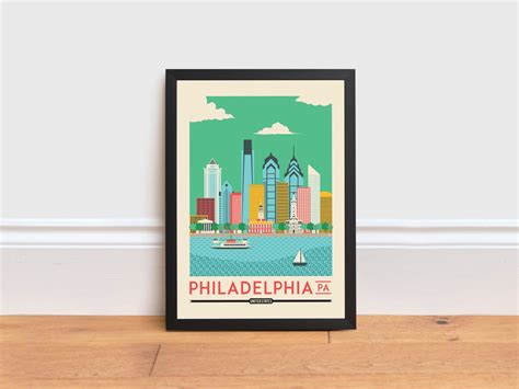 Philadelphia Print Philadelphia Poster Philadelphia Wall - Etsy