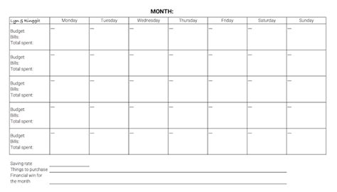 Monthly Planner - Lyn Ringgit