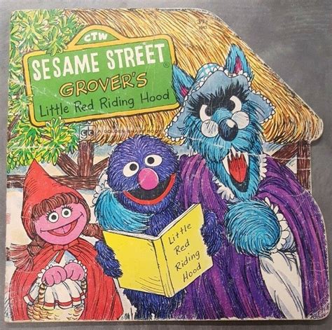 Grover's Little Red Riding Hood Sesame Street Jim Henson's Muppets Monsters Book Red Riding Hood ...