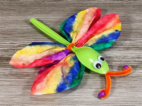 Coffee Filter Dragonfly Craft For Kids | Images and Photos finder