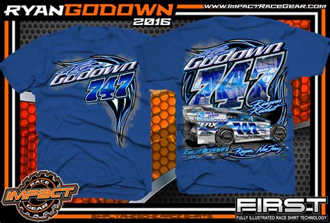 Ryan Godown Super DirtCar Modified 2016 Royal - Impact RaceGear