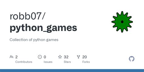 GitHub - robb07/python_games: Collection of python games