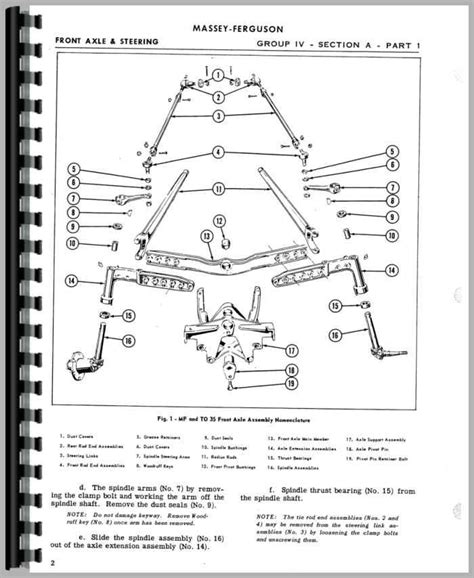 Massey Harris 50 Tractor Service Manual