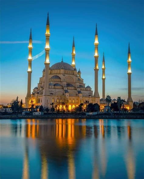 Adana city central Mosque, Turkey 🕌 in 2021 | Turkey travel istanbul, Blue mosque, Mosque