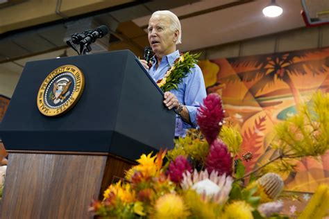 Hawaii wildfires: Joe Biden visits devastated island…