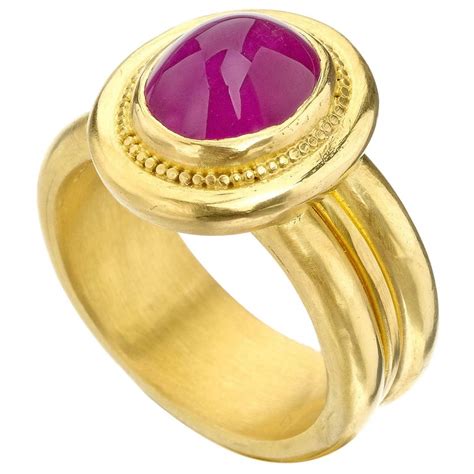 Ruby 22 Karat Gold Yellow Gold Ring at 1stDibs | 22 karat gold rings, 22 karat ring