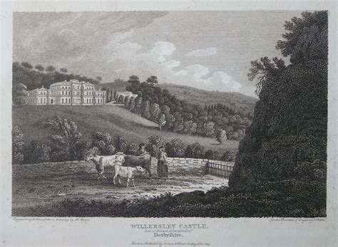 Antique Prints of Willersley Castle House