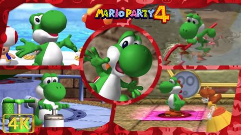 All Minigames (Yoshi gameplay) | Mario Party 4 ⁴ᴷ - YouTube