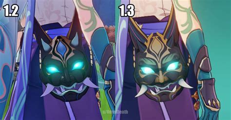 Xiao's mask design has been updated : r/Genshin_Impact