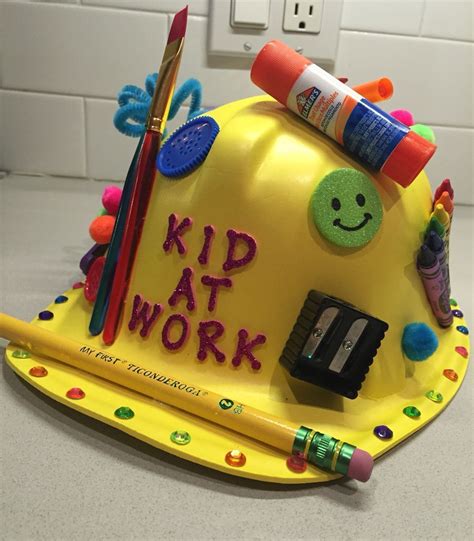 Crazy hat day for pre- school, kid at work hat, creative idea hat day # ...