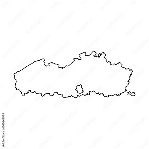 Flanders region map, Belgium. Vector illustration. Stock Vector | Adobe ...