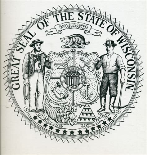 Great Seal of the State of Wisconsin | Print | Wisconsin Historical Society